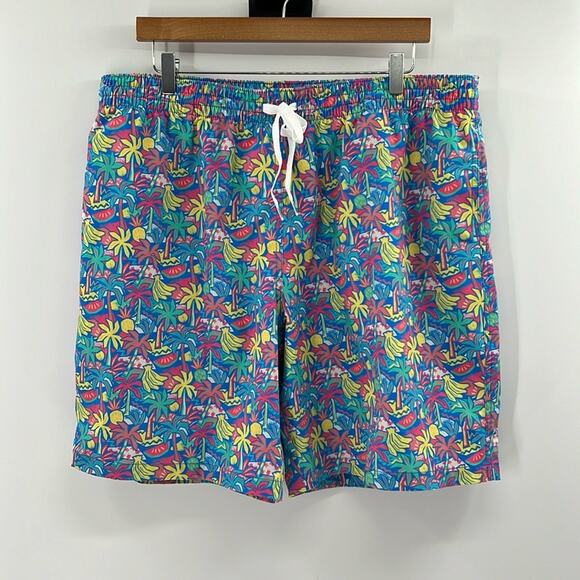Chubbies Men's Classic 7" Swim Trunks - The Tropical Bunches - XXL - NWOT - Picture 1 of 7